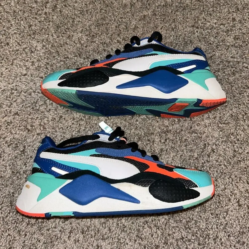 Puma RS-X3 Jr 'Black Multi' Size 4.5 kids